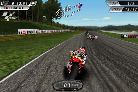 Moto GP 2010 iPhone Foto 2
