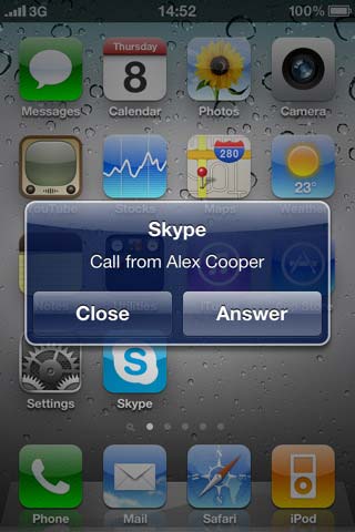 Skype per iphone foto 2