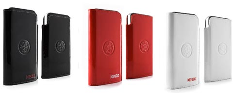 Custodia in pelle verniciata Kenzo