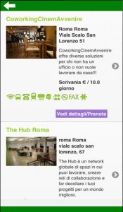 Coworkingfor: nuova app del motore di ricerca italiano di spazi in coworking