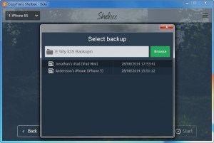 CopyTrans Shelbee: programma gratis per backup e ripristino dell'iPhone